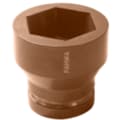 Pahwa QTi Non Sparking, Non Magnetic Impact Socket 1" (Hex) - 35 mm IS-50035